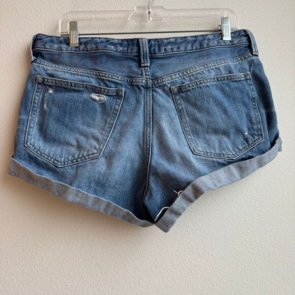 Free People We The Free Now Or Never Exposed Button Fly Denim Shorts Size 31 - Picture 4 of 5